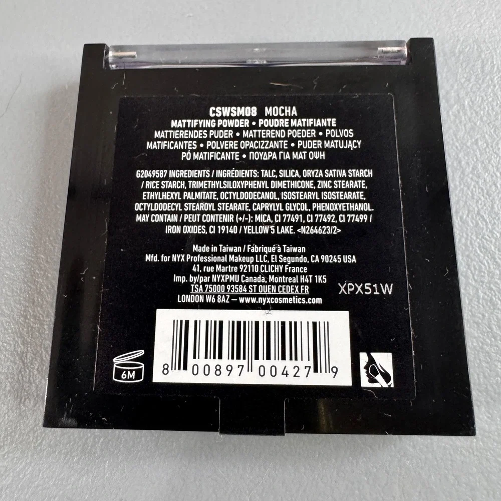 NYX Can't Stop Won't Stop Mattifying Powder Women Mocha Good CSWSM08 Matte 6g